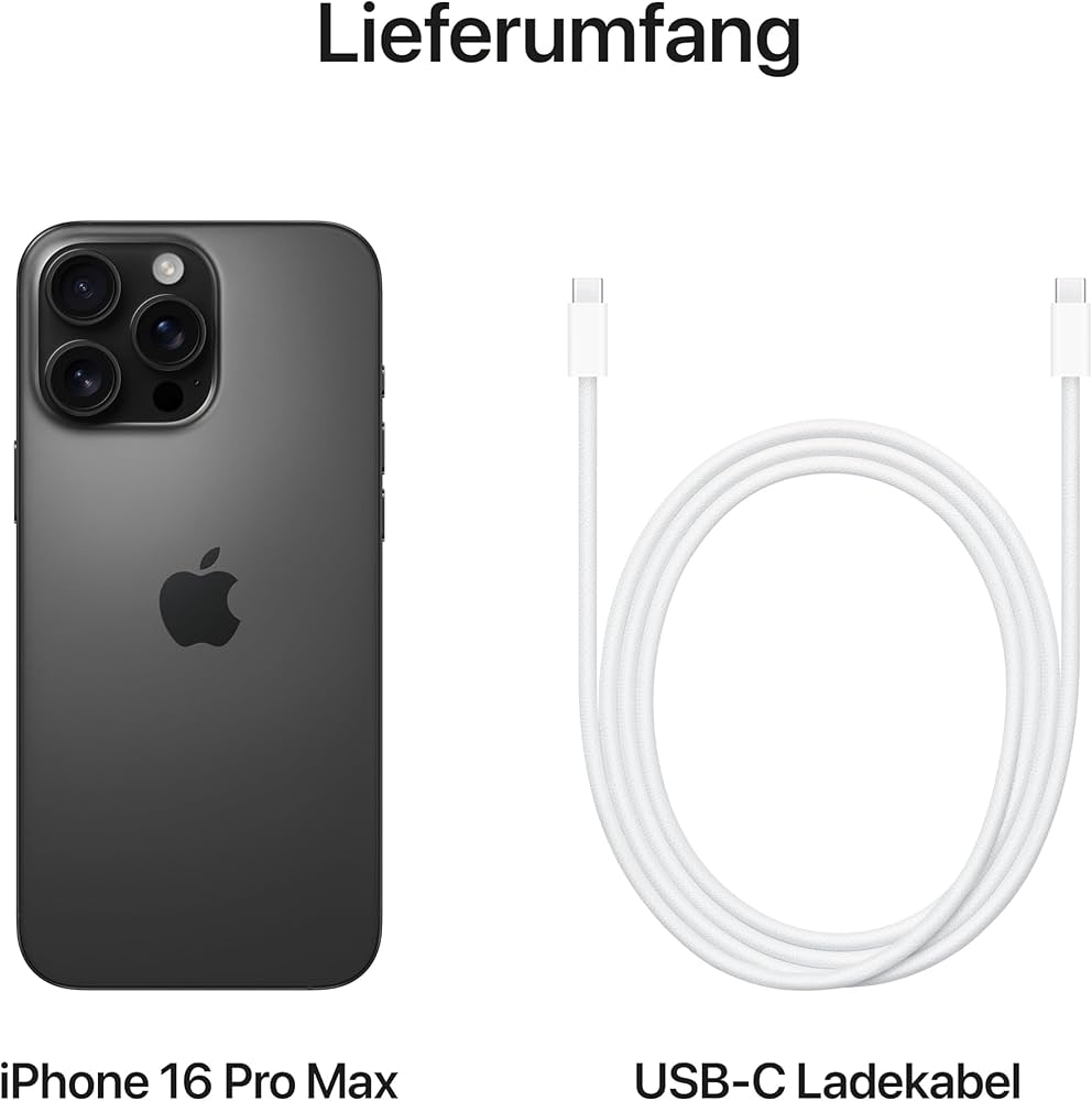Apple iPhone 16 Pro Max 1 TB: 5G Handy mit Kamerasteuerung